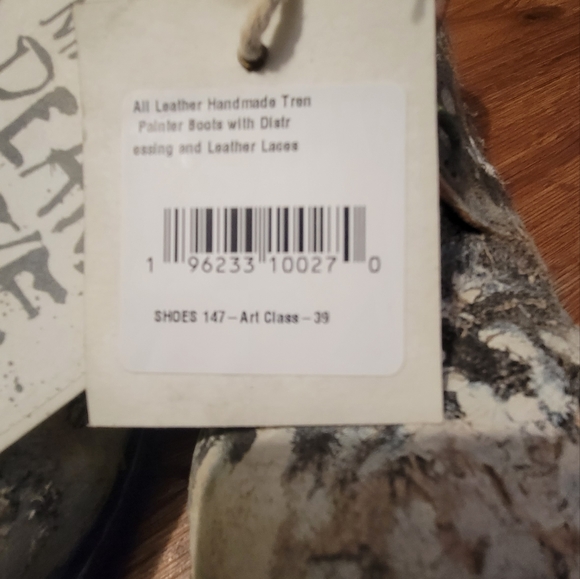 Original magnolia pearl "Trent painter boots"Sold out on site. Worn 3 times. - Picture 6 of 15